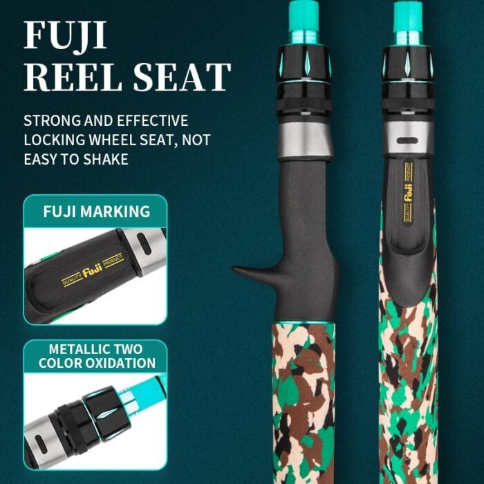 GOOFISH Neurus 8ft (2.4m) Solid Nano Tech Blank Light  Popping Fishing Rod with FUJI 15KG Dead Lift - Image 3