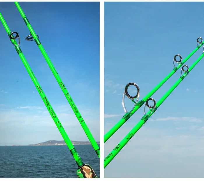 GOOFISH® Solid Nano Blank Ares Casting -Best Saltwater Deep Boat Speed Vertical Fast Jigging Rod 5'5"(168cm) with FUJI PE3-6 Max Jig 500g - Image 4