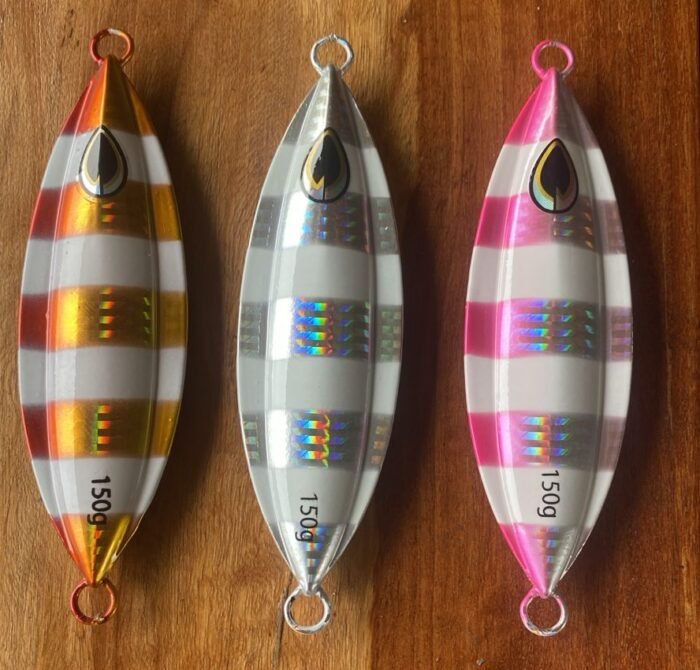 3pcs  Luminous150g Flutter Slow Pitch Jigs