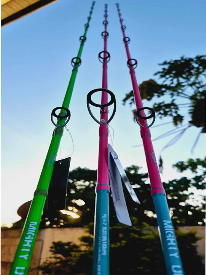 GOOFISH® MIGHTY DEEP- 2pc 6FT(183CM) PINK SPINNING ROD PE1.5-4 MAX JIG 300G JAPAN FUJI SOLID NANO JIGGING ROD 16kg Dead Lift - Image 2